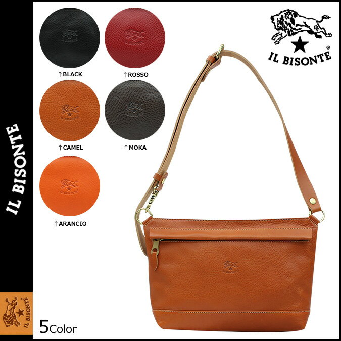 送料無料 イルビゾンテ IL BISONTE ショルダーバッグ メンズ レディース A2349-P 5カラー SHOULDER BAG ユニセックス [1/21 新入荷][ あす楽対象外 ]★★