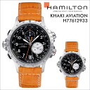 HAMILTON n~g rv J[L ArG[V Y v 42mm U[ KHAKI AVIATION ETO QUARTZ H77612933 ubN h [ yΏۊO ]