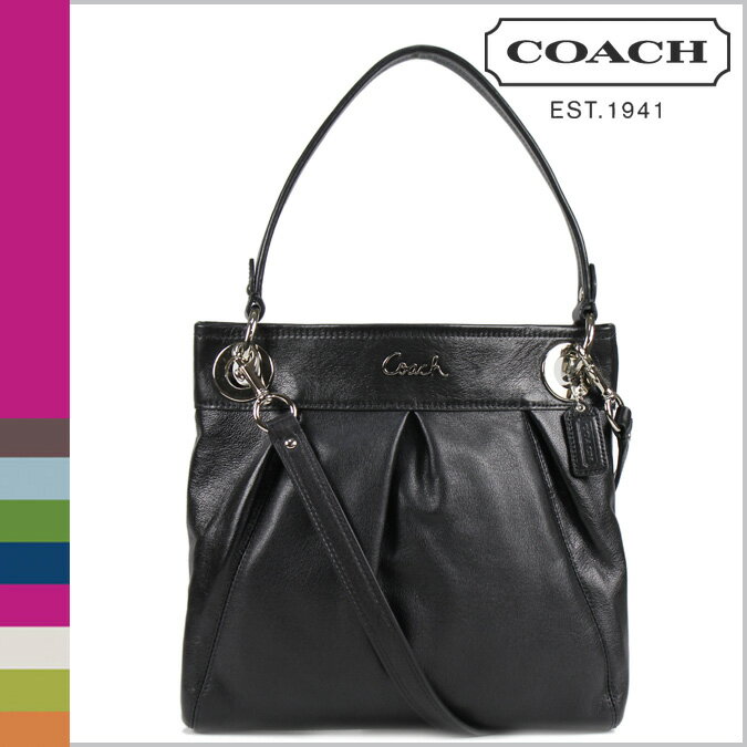 コーチ COACH F17605 2way ショルダーバッグ [ブラック] アシュレー レザー ヒッピー正規アウトレット/OUTLET/シグネチャー/送料無料/USA FACTORY/通販/新品