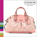 コーチ COACH F15440 2way ミニボストンバッグ[ピンク] アシュレイ シグネチャー サテンバッグ 正規アウトレット/OUTLET/シグネチャー/送料無料/USA FACTORY/通販/新品 [8/17 再入荷]