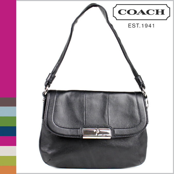 コーチ COACH F45166 ミニショルダーポーチ [ブラック] クリスティン レザー トップハンドル 正規アウトレット/OUTLET/シグネチャー/送料無料/USA FACTORY/通販/新品