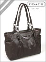 COACH ギャラリー レザー イーストウエスト トート ブラックコーチ GALLERY LEATHER E/W TOTE BLACK COACHは全品