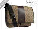 コーチ COACH 〔ブラウン〕ショルダーバッグ ヘリテイジ ストライプ マップ /メッセンジャーバッグHERITAGE STRIPE MAP SHOULDER BAG/MESSENGER BAG BROWN[F70432][メンズ/MEN'S]アウトレット/新品/レディース/送料無料[3/20、3/24追加入荷]