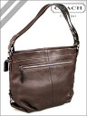 COACH レザー ダッフル ショルダーバッグ マホガニーコーチ LEATHER DUFFLE SHOULDER BAG MAHOGANY COACHは