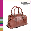 COACH アシュレイ レザー サッチェル 2Wayボストン型トートバッグ ウォルナットコーチ ASHLEY LEATHER SATCHEL 2way BOSTON BAG WALNUT COACHは