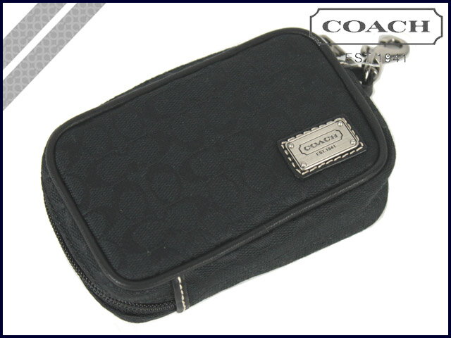 コーチ COACH F60849 メンズ キーポーチ [ブラック] シグネチャーユニバーサルケース正規アウトレット/OUTLET/シグネチャー/送料無料/USA FACTORY/MEN'S/通販/新品[7/14 再入荷]