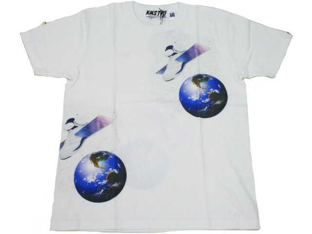 KIKS TYO "SATELLIGHT NUTS"Tee WHITE キックスティーワイオー/TYO/Tシャツ/ホシノアキ/ディズニー ［正規品］期間限定★超お得!!対象商品送料無料!!