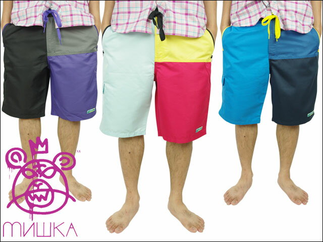 10,000߰ʾΤ㤤夲ǡ̵!!ۡ2010SUMMERǿ!!Mishka COLOR NLOCK BOARD SHORTS եѥ() 3顼ۥߥSURF PANTS3COLORYDKG-m