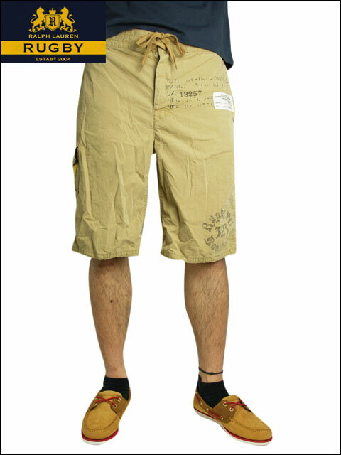 10,000߰ʾΤ㤤夲ǡ̵!!ۡ2010 SUMMERǿRALPH LAUREN RUGBY RLFC 323BOWDERSɥХåץȡۥơ 硼ȥѥ ١ե󡦥饰ӡCOTTON SHORT PANTSBEIGEᥫYDKG-m