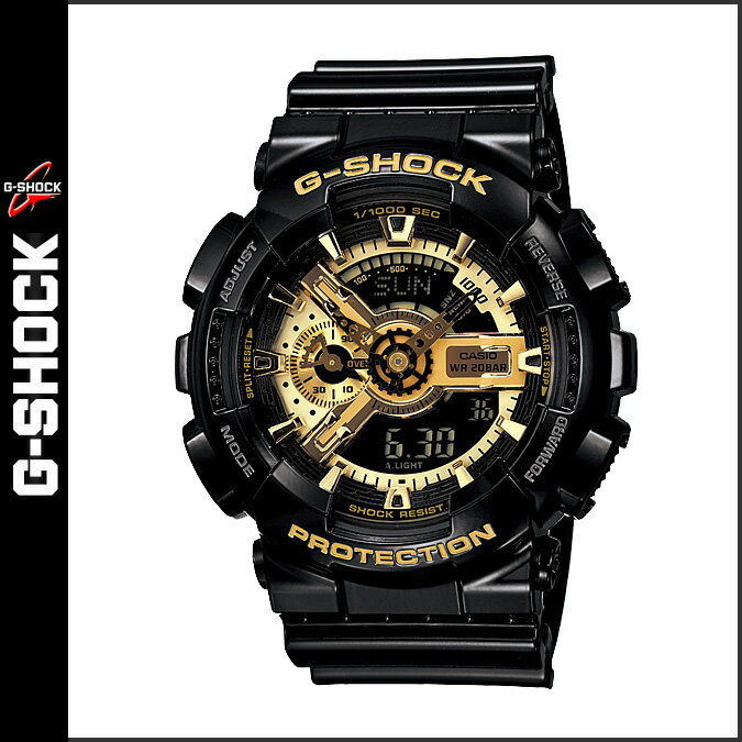 カシオ/CASIO G-SHOCK/ 腕時計 [ブラック×ゴールド]GA-110GB-1AJF/Black × Gold Series/男女兼用