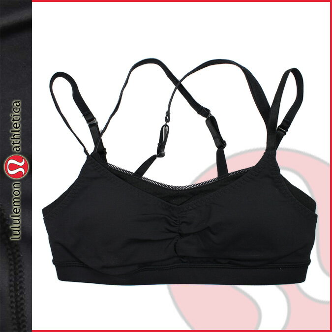 ルルレモン/lululemon ブラトップ(パッド付き) ［WARRIOR HOT BRA］ ブラック ポリエステル ［レディース］ トップス YOGA TRAINING BRA TOP ［SALE］ ［正規品］