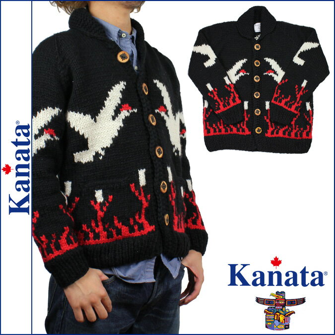 カナタ/KANATA ニットセーター ［SFM WOOL SWEATER NORTIC #1］ ブラック 10P09Mar12［あす楽］［★☆］ ［正規品］