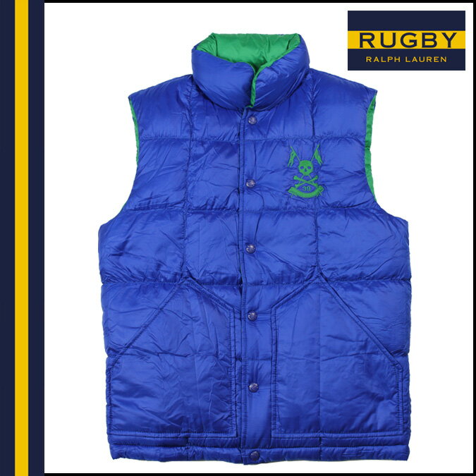 ラグビー ラルフローレン/RUGBY RALPH LAUREN ダウンベスト ［リバーシブル ダウンベスト］ 2カラー ポリエステル ［メンズ］REVERSIBLE CARRY DOWN VEST ［正規品］★☆あす楽☆★到着後レビュー書いて送料無料