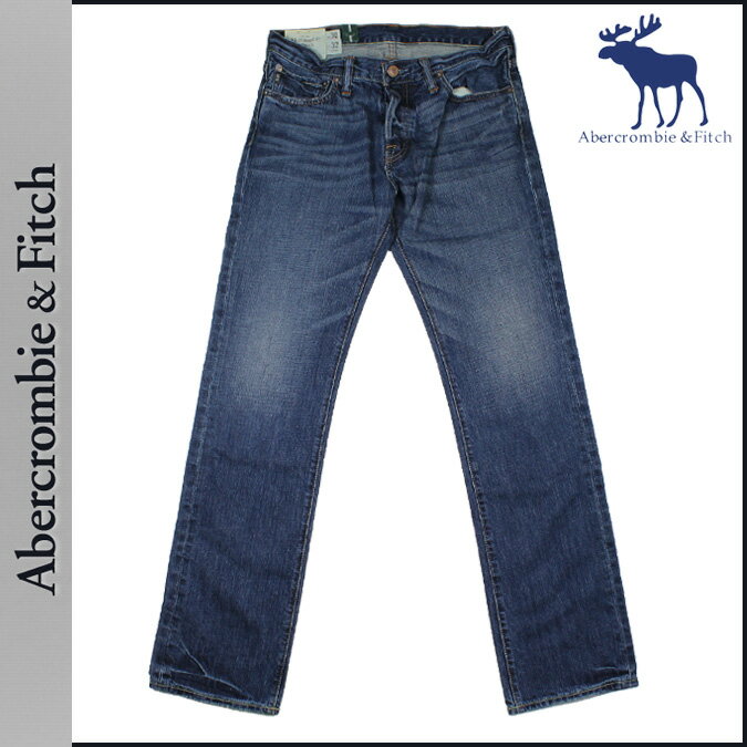 アバクロンビー&フィッチ/Abercrombie&Fitch/ ヴィンテージデニムパンツ [インディゴ]131-318-0094-028/Remsen low rise slim straight/コットン/メンズ [6/12 再入荷] アバクロ/ビンテージ [あす楽/正規]