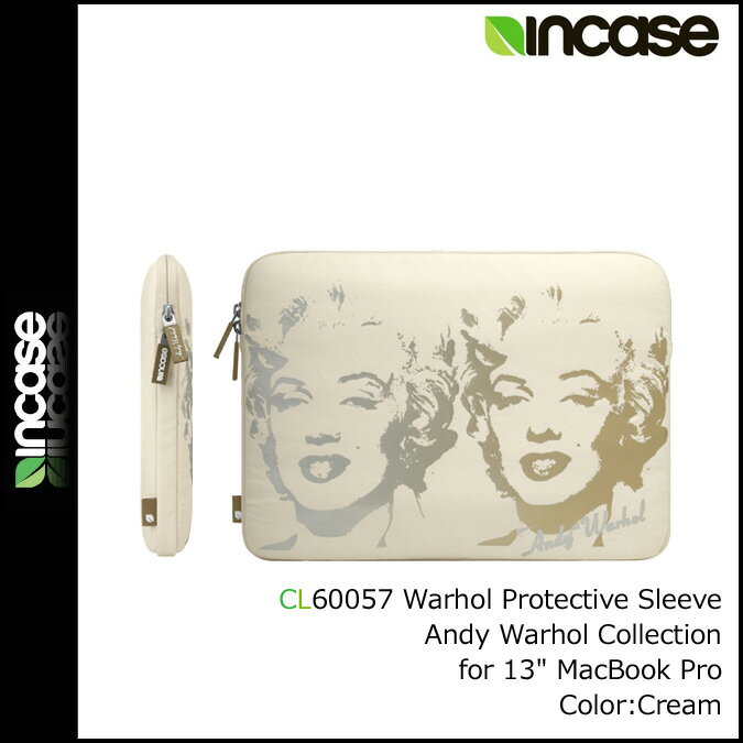 インケース/INCASE/ アンディ・ウォーホル PCケース [クリーム] CL60057/Mac Book Pro 13対応 Andy Worhol/男女兼用 ★★ ［正規品］