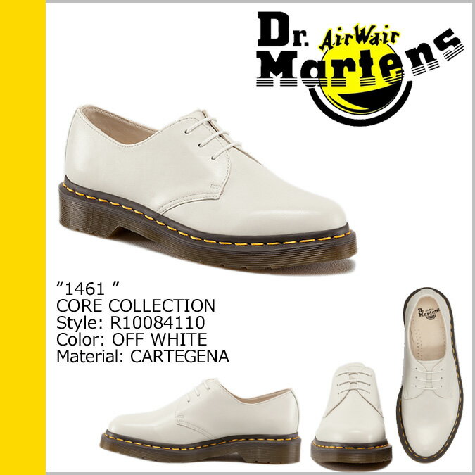 ドクターマーチン/Dr.Martens/ 3ホール シューズ [オフホワイト] R10084110/ 1461 CORE /レザー/男女兼用[5/10 追加入荷][あす楽/正規]