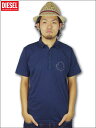 10,000߰ʾΤ㤤夲ǡ̵ۡ2010SUMMERǿ!!DIESEL DISHONORARYۥåȥ ݥ ͥӡ ǥ롿COTTON SS POLO SHIRTSNAVYYDKG-m