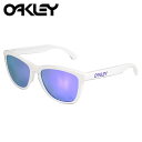 オークリー Oakley サングラス SPECIAL EDITION HERITAGE FROGSKINS フロッグスキン メガネ 9013-35 ホワイト ヴァイオレットイリジウム メンズ レディース