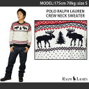 10,000円以上のお買い上げで【全国送料無料】【あの5人組アイドルもCMで着用!!】POLO RALPH LAUREN【ネイティブクラシカルデザイン】コットン素材 厚手ニットセーター ホワイトポロラルフローレン/COTTON KNIT SWEATER/WHITE【母の日】