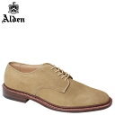 ALDEN オールデン プレーントゥ シューズ UNLINED PLAIN TOE BLUCHER Dワイズ 29332F メンズ