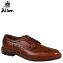 ALDEN オールデン ウイングチップ シューズ LONG WING BLUCHER Dワイズ 979 メンズ