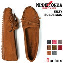  ő600~N[|  ~lgJ MINNETONKA JV LeB fB[X XG[h n[h\[ KILTY SUEDE MOC HARDSOLE