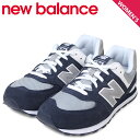 ニューバランス 574 レディース new balance スニーカー KL574NWG Mワイズ 靴 ネイビー