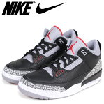 NIKE ナイキ エアジョーダン3 レトロ スニーカー メンズ AIR JORDAN 3 RETRO OG 854262-001 ブラック 黒