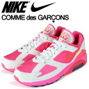 NIKE ナイキ コムデギャルソン エアマックス180 スニーカー メンズ COMME des GARCONS HOMME PLUS AIR MAX 180 CDG AO4641-600 ピンク 【CLEARANCE】