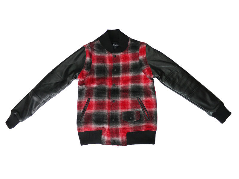 2011 秋冬新作JOY RICH RIDER PLAID JACKETジョイ リッチ ライダー チェック ジャケット スタジャン［okym］ ［正規品］