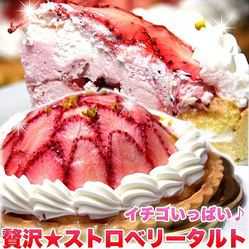 【送料無料】　イチゴいっぱい♪贅沢★ストロベリータルトスイーツ おかし グルメ 贈り物 ギ…...:sugartime:10011585