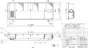 【ホーコス】GFR-40JPU 超浅型グリース阻集器(グリストラップ)パイプ式 シンダー埋込型 40L 鋼板製防錆塗装蓋付