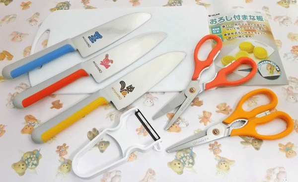 【ポイント10倍】子供包丁(こども包丁) 正広 皮ムキ キッチンハサミミニ まな板セット(おろし付)【ゆうパケット対応】 ポイント10倍キャンペーン中!