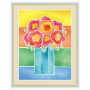 額 三幸 飾1号 赤い花の花瓶 特小 G4-CG001 春田 あかり 154764836