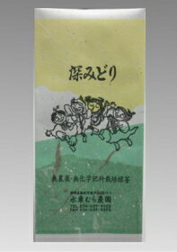 『深みどり』100g★やぶきた種の無農薬栽培煎茶★メール便対応★家庭用にはコレがオススメ★☆【無添加】【静岡産】☆【通販】☆2012年産100％☆【2sp_120810_ blue】毎日の食卓にオススメ！飽きのこない料理を引き立てる味のお茶です。