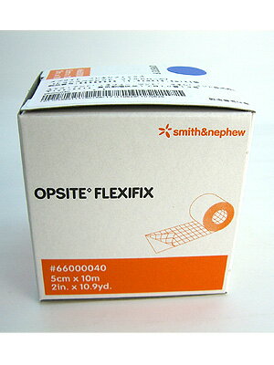 <strong>オプサイト</strong> フレキシフィックス OPSITE FLEXIFIX(トランスペアレント フィルムロール) 5cm×10m×1巻