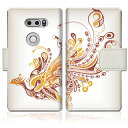 isai V30+ LGV35 ケース isai v30+ lgv35 【火の鳥デザイン】