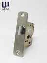 ロック機能あり WEST 錠ケース G53-6R 室内ドア ラッチケース 交換 取替えバックセット50mm 角6R ウエスト G-53