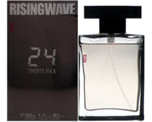 ◆激レア「24 TWENTY FOUR」限定パッケージ【RISINGWAVE】アウトレット・メンズ香水◆ライジングウェーブ　リスク ブラック オードトワレEDT 50ml◆