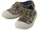 ベンシモン BENSIMON スニーカー 24.5cm 15004 TENNIS LACET ローカット キャンバス 670 CAMOUFLAGE