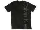 訳あり商品 【S】カルバンクライン 半袖Tシャツ ブラック CalvinKlein 前面部分に汚れあり。 ブランド品5,400円以上で送料無料【smtb-k】