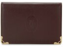 Cartier/カルティエ/カードケース/名刺入れ/マスト/ 5250円以上で送料無料Cartier カルティエ L3000455 マスト カードケース/パスケース ボルドー【2012】【楽天】【送料】【b_2sp0106】
