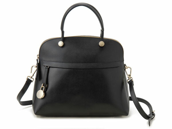 フルラ FURLA ハンドバッグ 783291 M DOME PIPER パイパー 2WAY ショルダーバッグ ブラック DEAL