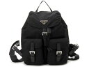 プラダ PRADA リュックサック 1BZ677 V44 F0002 ナイロン バックパック ブラック 新品 【送料無料】