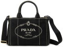 プラダ PRADA トートバッグ 1BG439 ZKI F0002 CANAPA カナパ 2WAY ショルダーバッグ ブラック