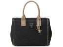 Jolie Joli ジョリージョリ トートバッグ 2017002-002 デニムバッグ レディースバッグ ブラック×ベージュ 新品
