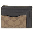 コーチ COACH コインケース カードケース タン F66649 QBTN2 シグネチャー マルチ ウォレット
