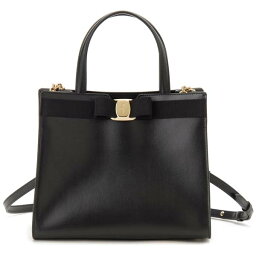 <strong>フェラガモ</strong> Ferragamo トート<strong>バッグ</strong> レディース ブラック 21-I290-734058 MD TOTE 2WAYショルダー<strong>バッグ</strong>