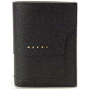 マルニ MARNI 財布 二つ折り財布 ブラック PFMOQ14U07 Z360N