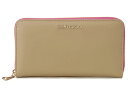 ジミーチュウ 財布 JIMMY CHOO PIPPA LMQ 9U7 ラウンドファスナー 長財布 ベージュ×ピンク レディース 【5,400円以上送料無料】【楽ギフ_包装】【週末限定最大楽天ポイント10倍】